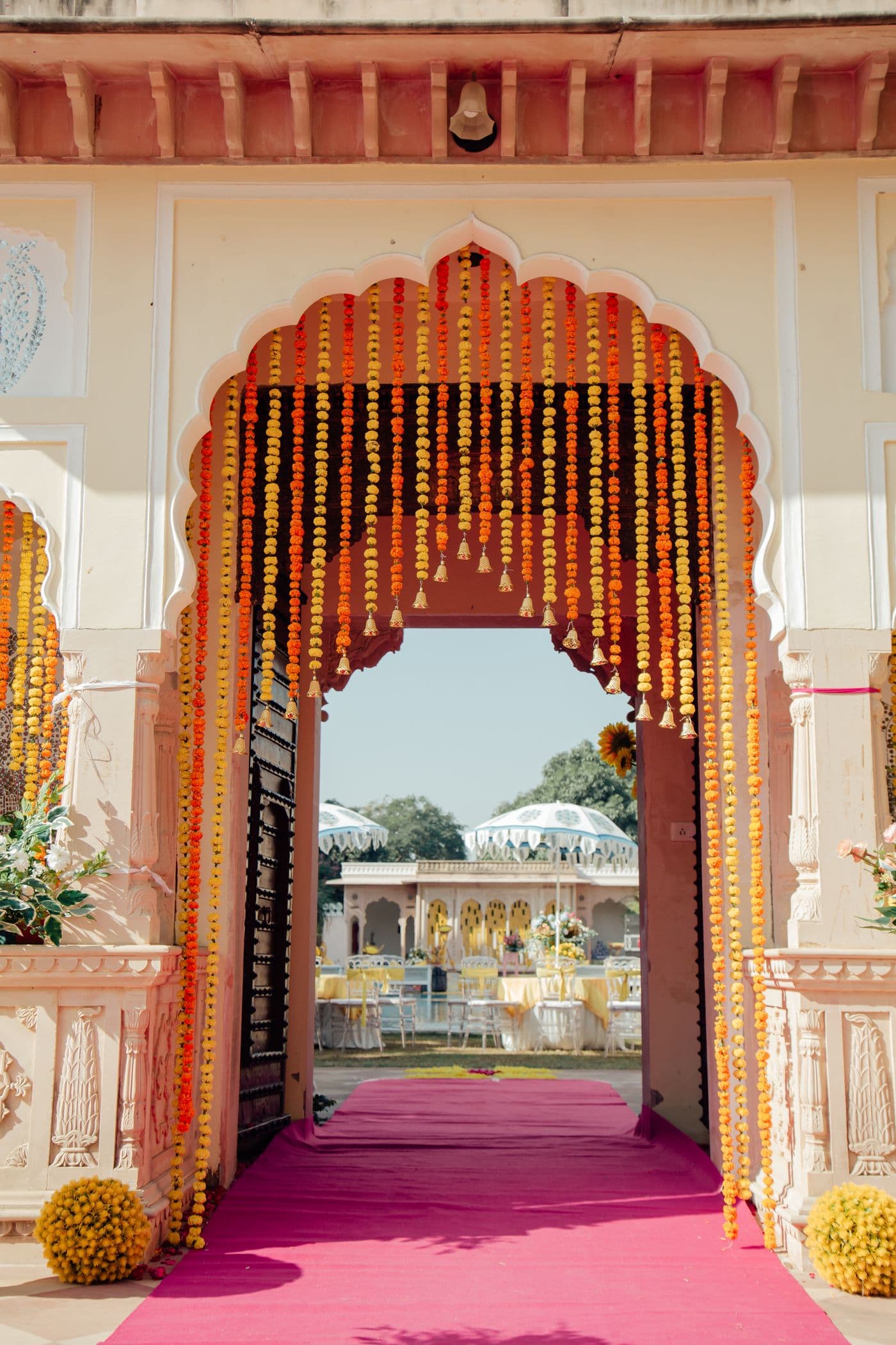 Marigold & Gold — Momentus event setup